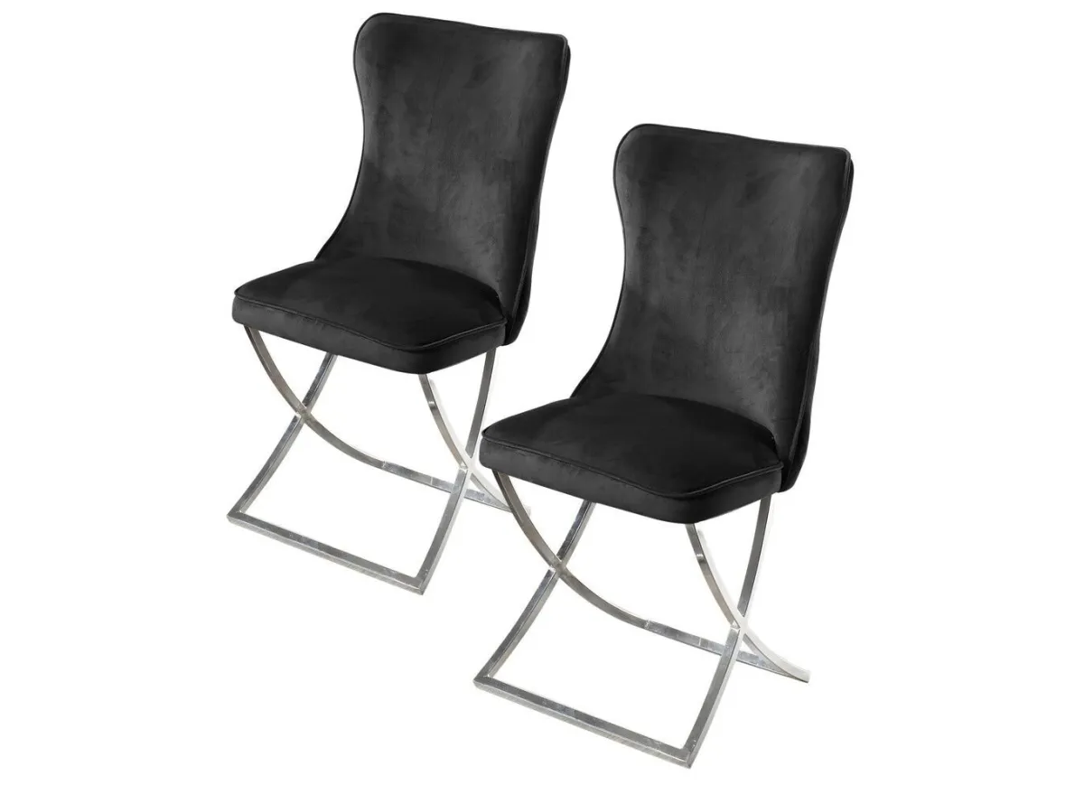 BADER Trendige Esszimmer-Stühle, 2er-Set