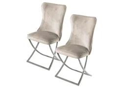 BADER Trendige Esszimmer-Stühle, 2er-Set