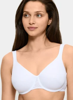 Damen BADER Triumph-Comfort Minimizer-Bügel-BH mit elastischer Tüllstickereispitze