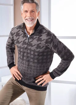 Herren BADER Troyer mit Strickkragen