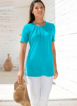 Damen BADER Unifarbene Shirt-Tunika