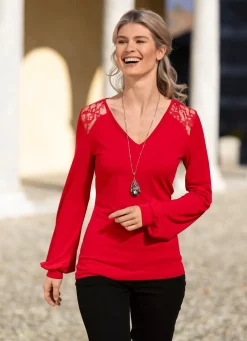 Damen BADER Unifarbene Shirt-Tunika