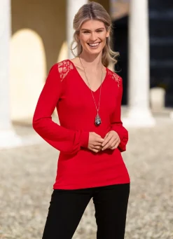 Damen BADER Unifarbene Shirt-Tunika