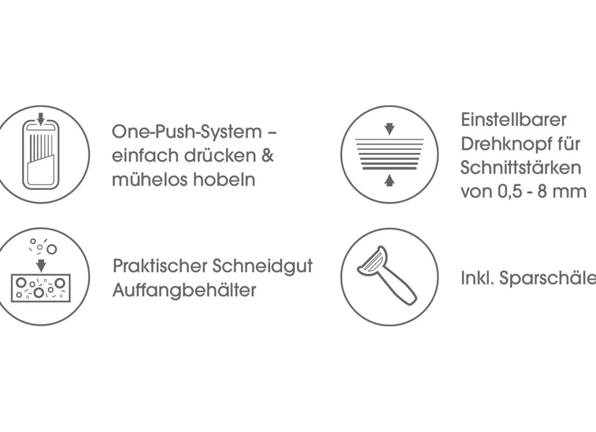 LIVINGTON Universalhobel Turbo Cut von