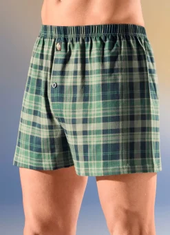 Herren BADER Viererpack Boxershorts mit Dehnbund