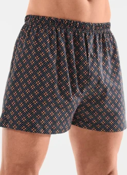 Herren BADER Viererpack Boxershorts mit knöpfbarem Eingriff