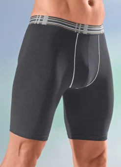 Herren brio Viererpack Longpants mit Elastikbund