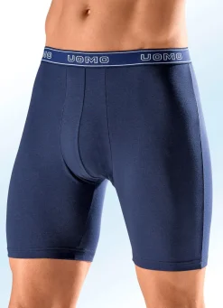 Herren BADER Viererpack Longpants mit Elastikbund