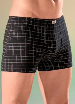 Herren BADER Viererpack Pants aus Feinjersey it Dehnbund