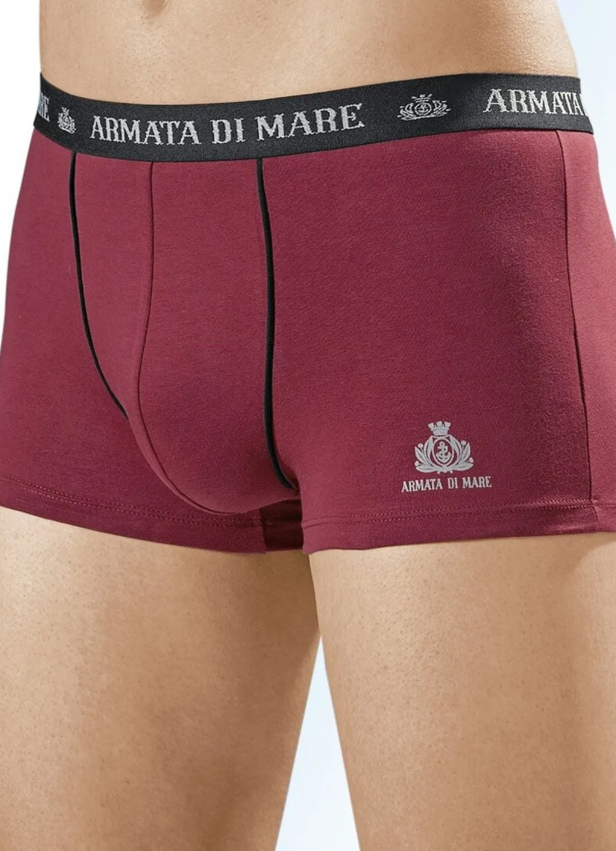 Herren Armata di Mare Viererpack Pants aus Feinjersey, mit Elastikbund