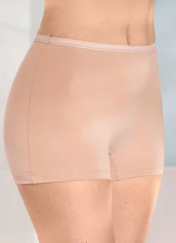 Damen BADER Viererpack Pants mit dezent glänzendem Elastikbund