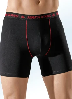 Herren Armata di Mare Viererpack Pants, mit Elastikbund, Kontrastnähten