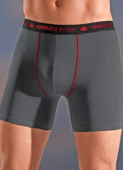Herren Armata di Mare Viererpack Pants, mit Elastikbund, Kontrastnähten