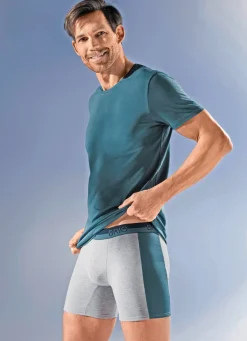 Herren BADER Viererpack Pants mit seitlichen Einsätzen