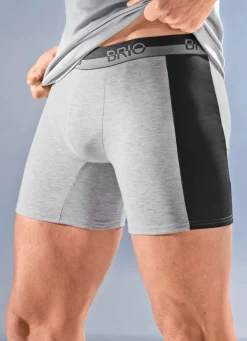 Herren BADER Viererpack Pants mit seitlichen Einsätzen