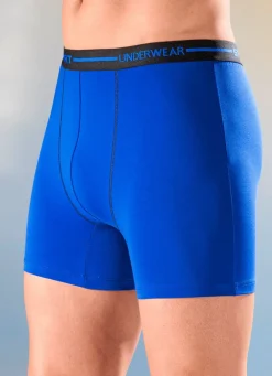 Herren BADER Viererpack Pants, uni mit Elastikbund