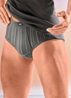 Herren BADER Viererpack Slips mit Softbund