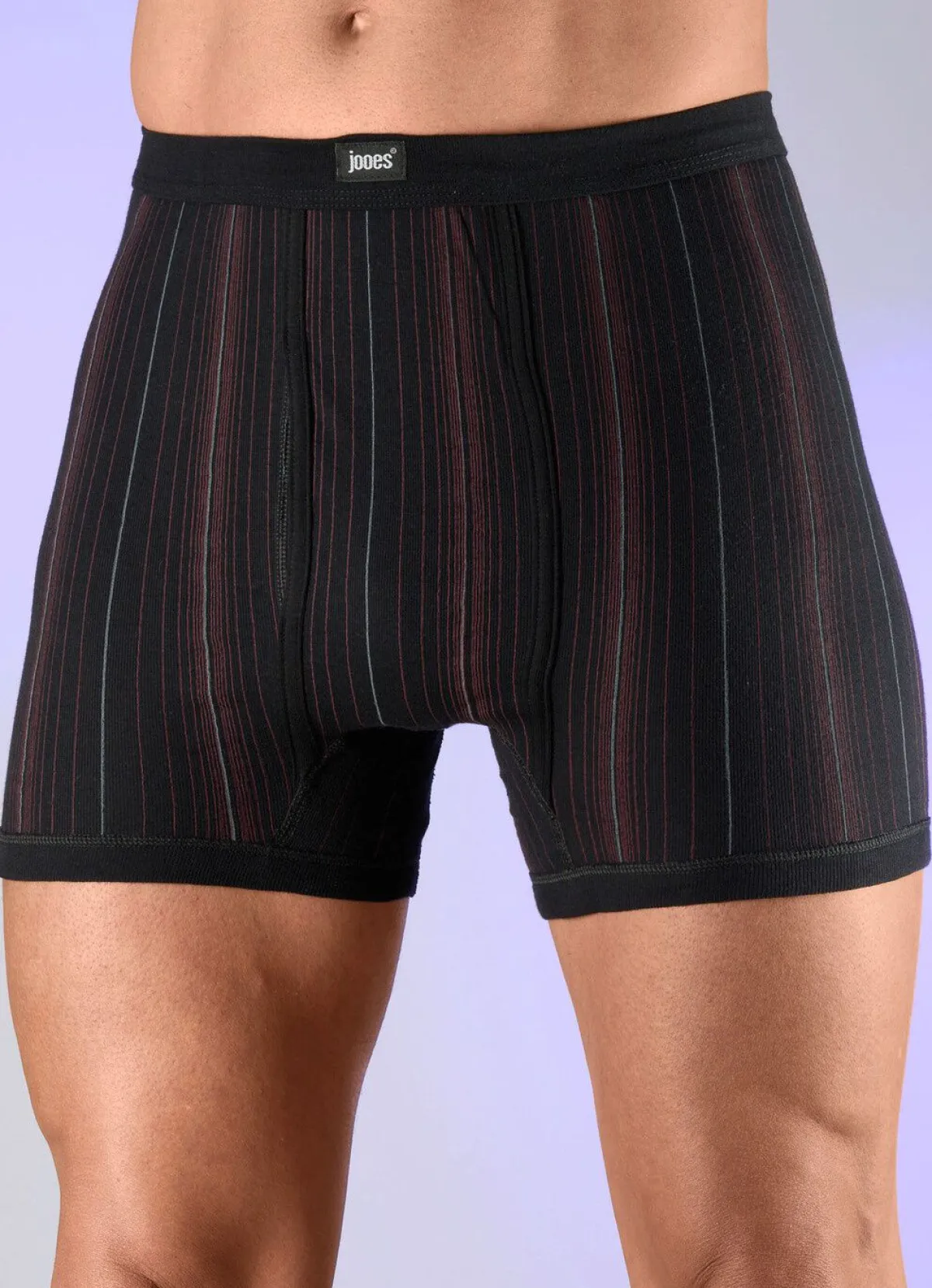 Herren BADER Viererpack Unterhosen mit Streifendessin