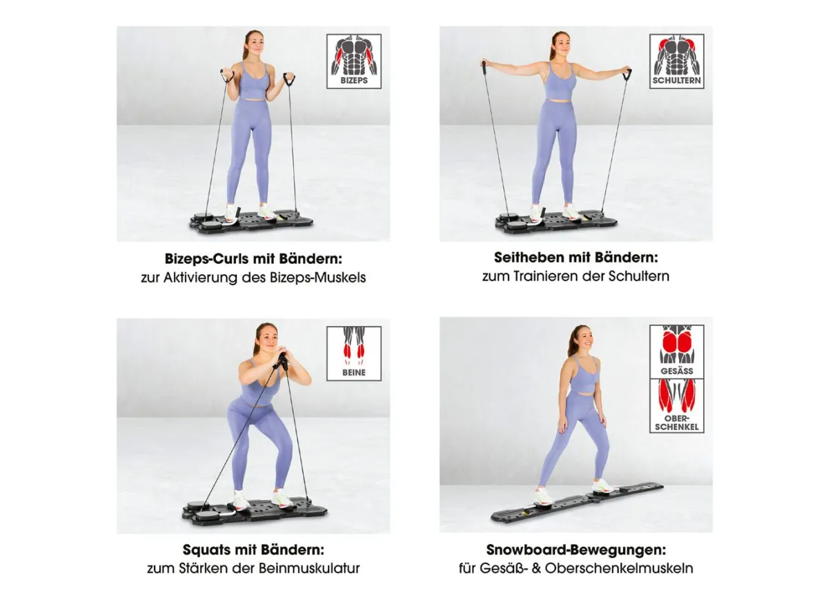 KLAUS MODELLE MADE IN GERMANY "VITALmaxx" Multi Fitness Board