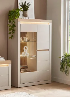 BADER Vitrine mit LED-Beleuchtung, 1-türig