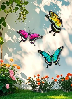 BADER Wanddeko 3er-Set "Schmetterling"