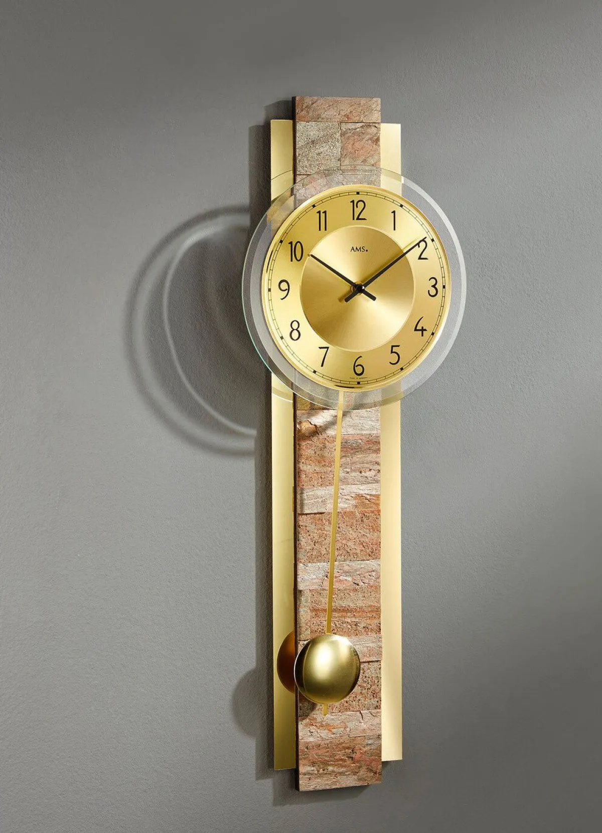BADER Wanduhr mit arabischen Ziffern