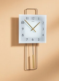 BADER Wanduhr mit hochwertigem Quarzuhrwerk