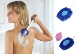 BADER Wellness-Bürste 3-in-1: Reinigen, Pflegen und Massieren in Einem
