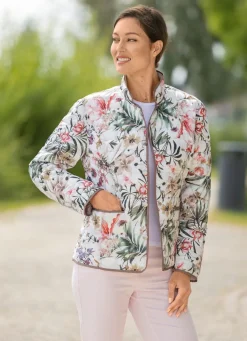 Damen BADER Wendejacke mit Druckerleiste