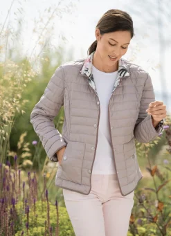 Damen BADER Wendejacke mit Druckerleiste