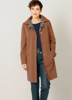 Damen BADER Wendemantel mit Animalprint