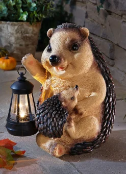 BADER Wetterfester Igel mit Laterne