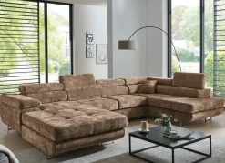 BADER Wohnlandschaft mit Bettfunktion und Bettkasten