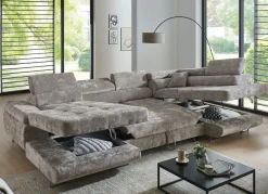 BADER Wohnlandschaft mit Bettfunktion und Bettkasten
