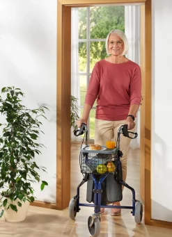 BADER Wohnungs-Rollator mit anatomisch geformten Handgriffen