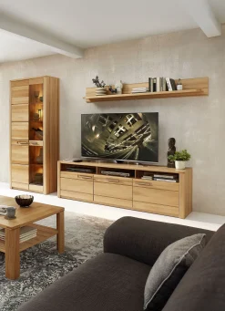 BADER Wohnwand mit LED-Beleuchtung
