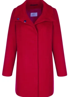 Damen BADER Wolljacke mit verdeckter Druckerleiste
