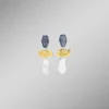 Damen BADER Zauberhafte Ohrstecker in Tricolor