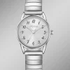 Damen BADER Zeitlose Quartz-Damenuhr Pools 1988 mit Zugband
