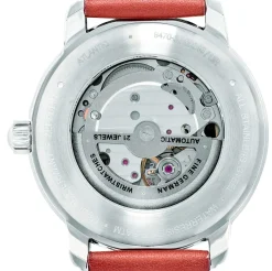 Herren ZEPPELIN -Automatik-Herrenuhr mit Edelstahlgehäuse und Lederband