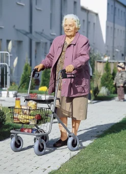 BADER Zusammenklappbarer Rollator mit Feststellbremse