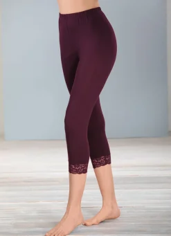 Damen PLANTIER Zweierpack Leggings mit toller Spitze