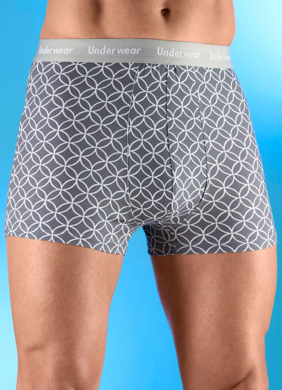 Herren BADER Zweierpack Pants mit Alloverdessin