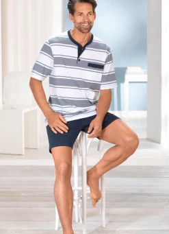 Herren BADER Zweierpack Shortys mit Knopfleiste