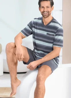 Herren BADER Zweierpack Shortys mit V-Ausschnitt