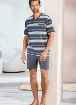 Herren BADER Zweierpack Shortys mit V-Ausschnitt