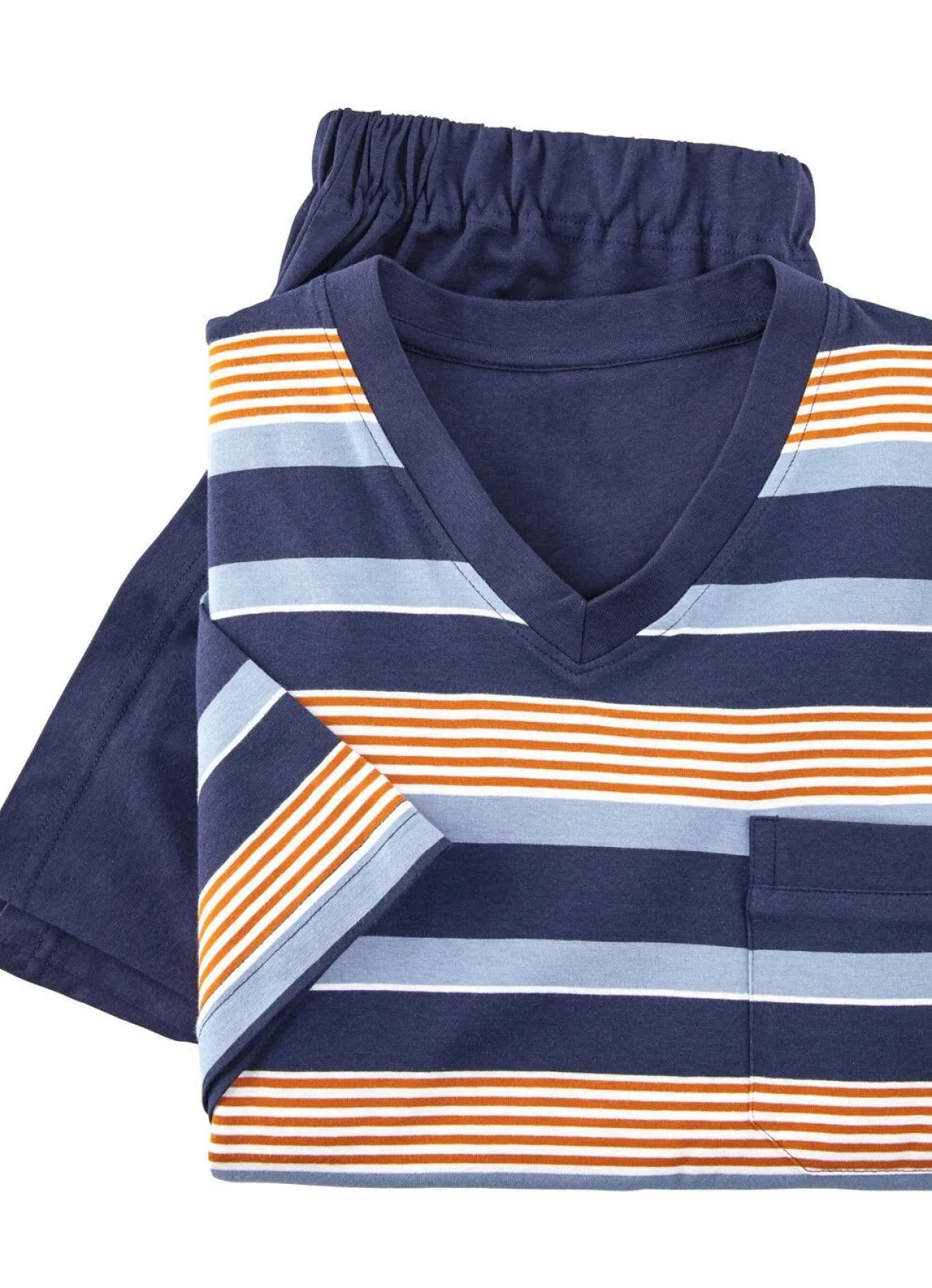 Herren BADER Zweierpack Shortys mit V-Ausschnitt