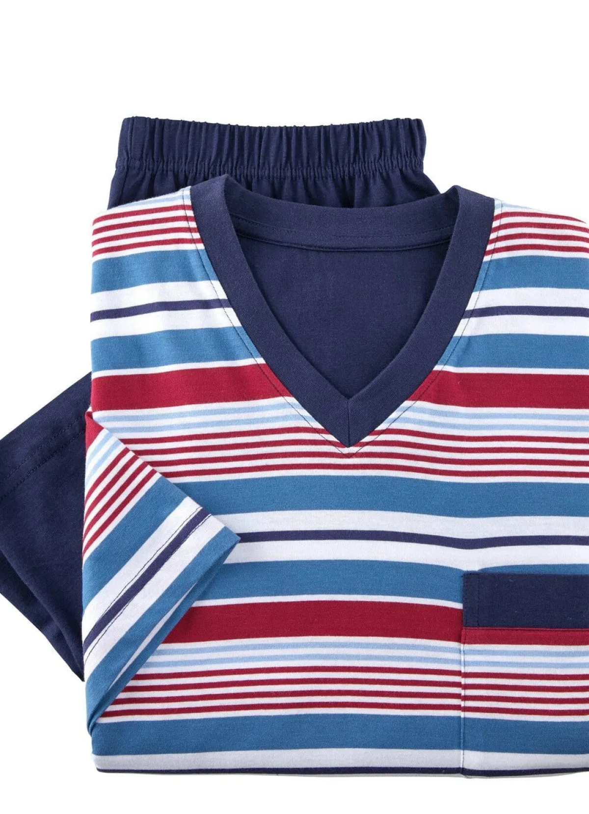 Herren BADER Zweierpack Shortys mit V-Ausschnitt