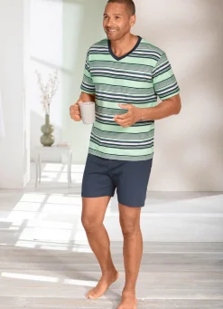Herren BADER Zweierpack Shortys mit V-Ausschnitt