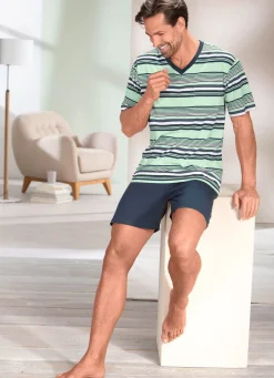 Herren BADER Zweierpack Shortys mit V-Ausschnitt